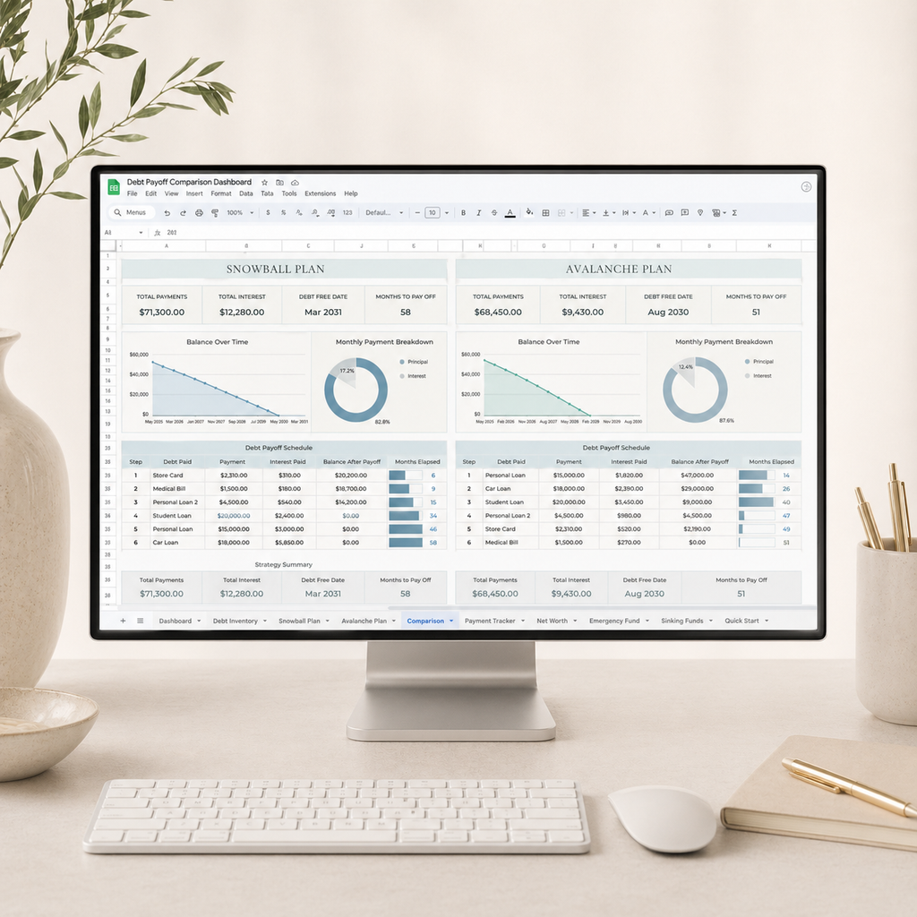 Debt Free Journey Dashboard