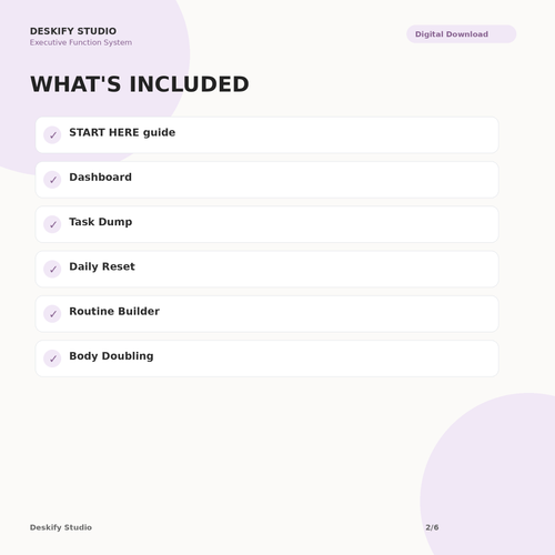 ADHD-Friendly Life Admin Command Center