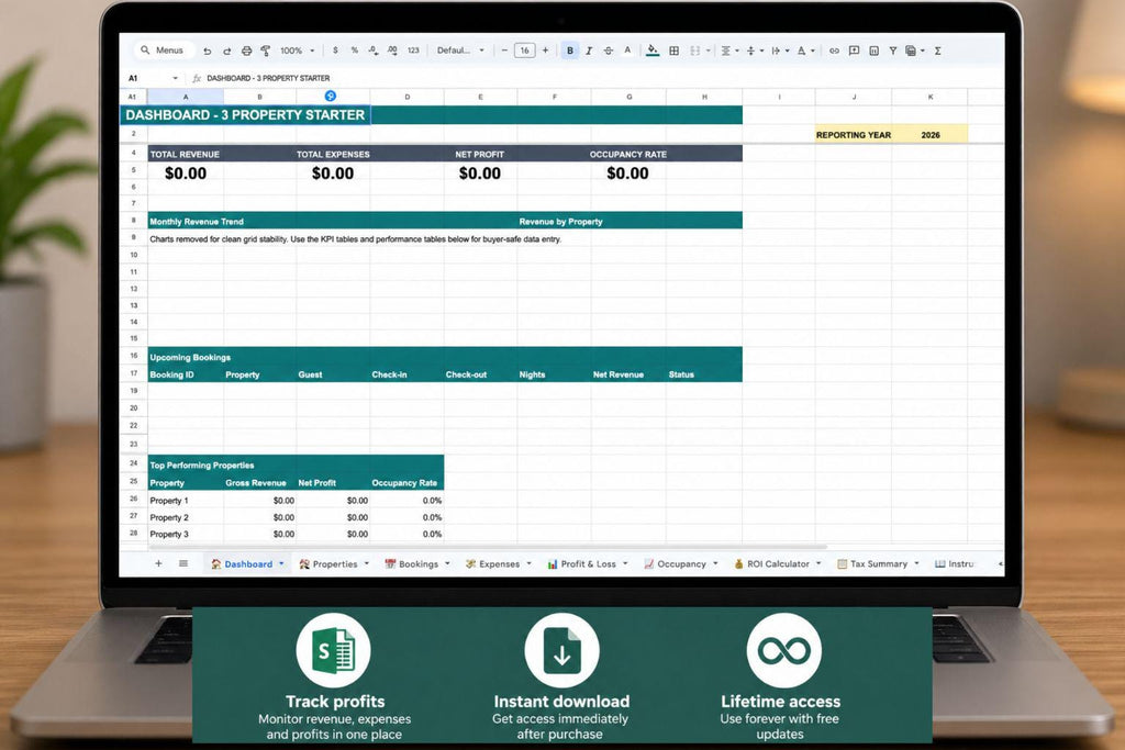 The Ultimate Short-term Rental Financial Dashboard